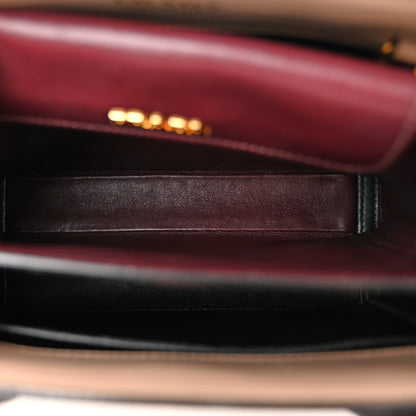 Prada Saffiano City Calfskin Small Bibliotheque Top Handle Cammeo Granato 5 of 15
