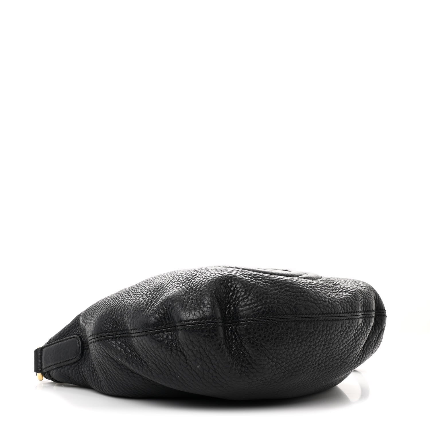 Gucci Pebbled Calfskin Small Soho Hobo Black 4 of 12