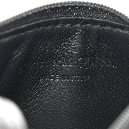 Alexander McQueen Calfskin Graffiti Card Key Pouch Black White 6 of 7