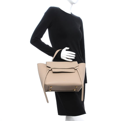 Celine Grained Calfskin Mini Belt Bag Light Taupe 2 of 9