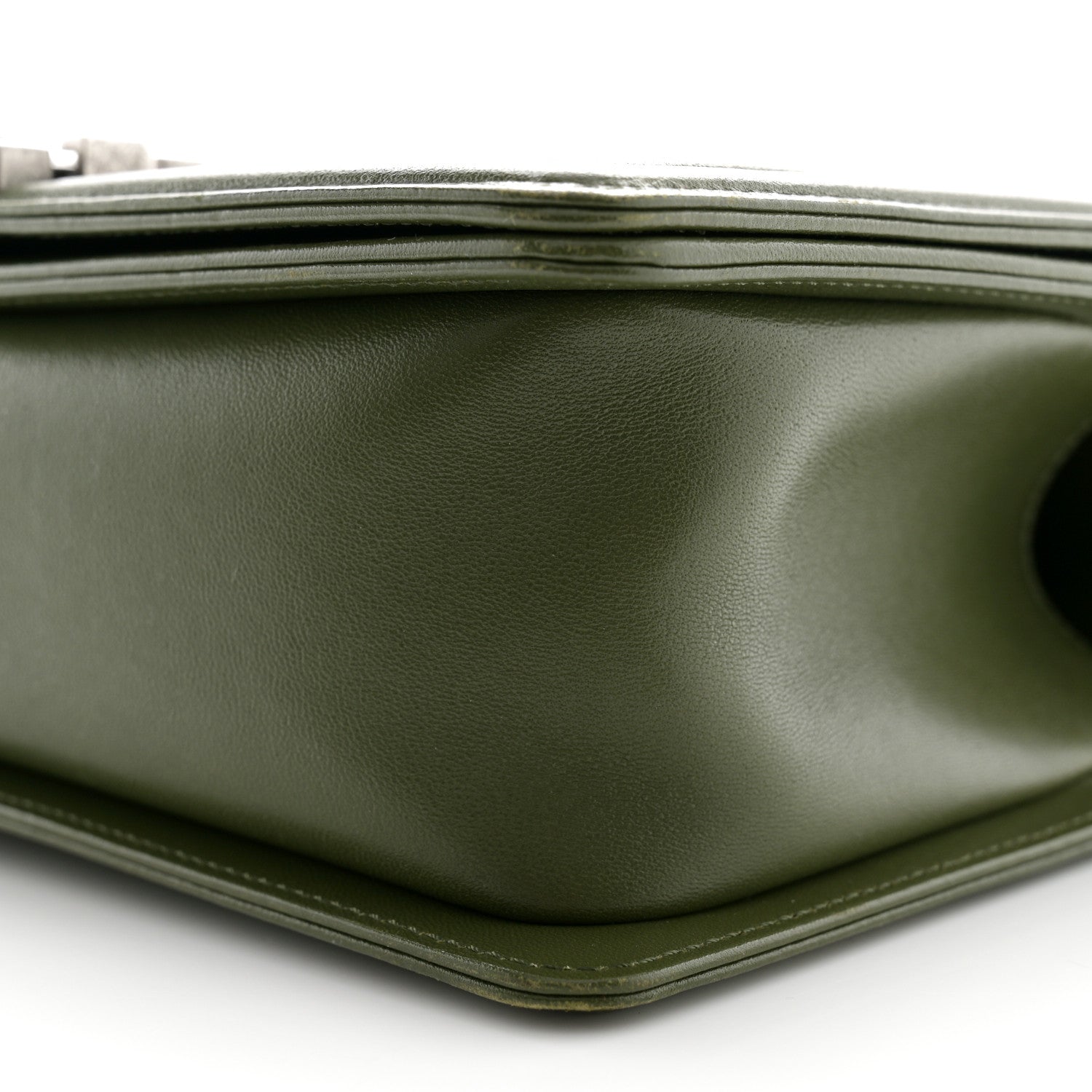 Chanel Lambskin Quilted Medium Boy Flap Green 12 of 14