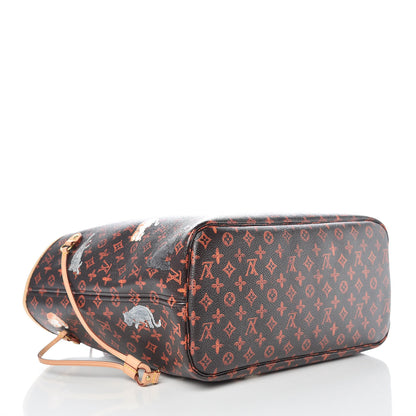 Louis Vuitton Catogram Neverfull MM Marron 5 of 10