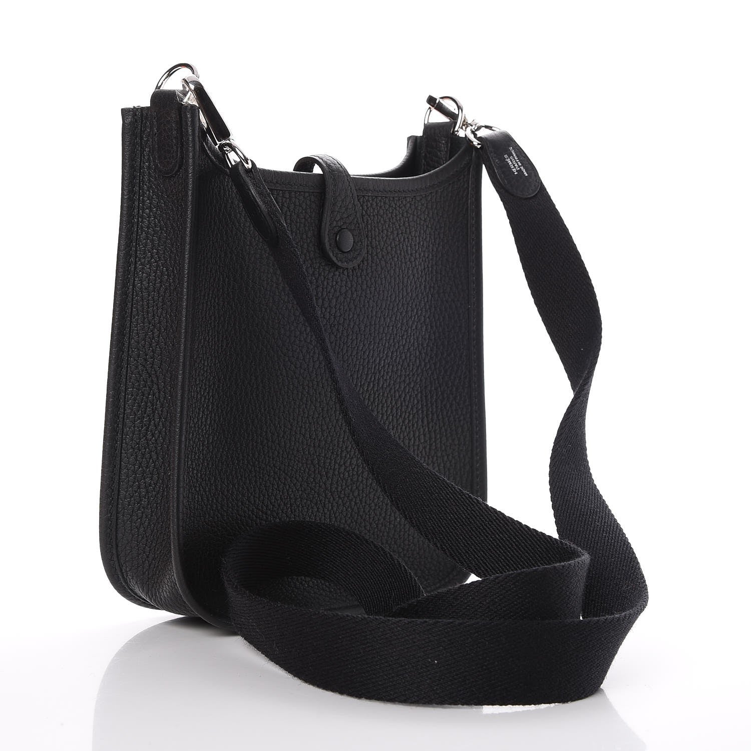 Hermes Taurillon Clemence Evelyne TPM Black 3 of 8