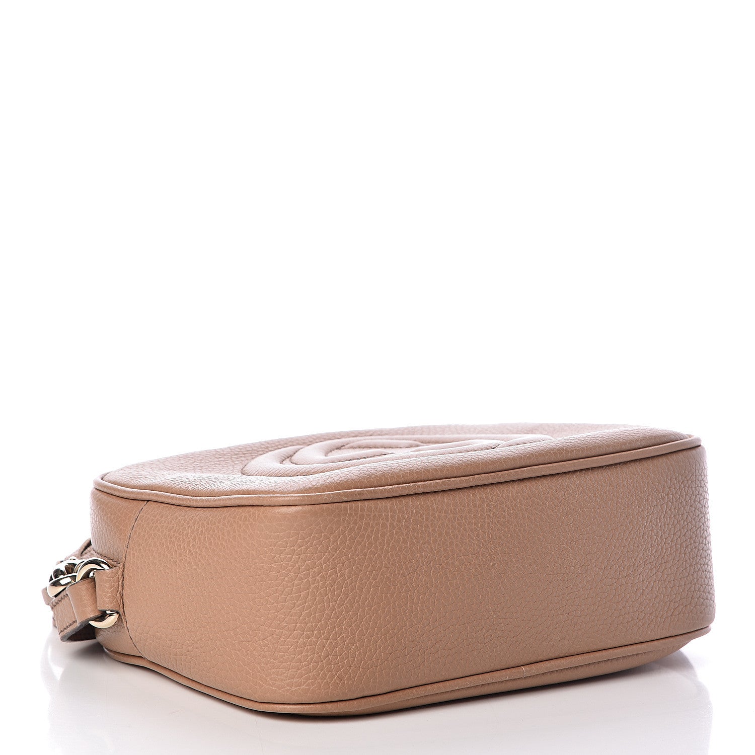 Gucci Pebbled Calfskin Small Soho Disco Bag Camelia 4 of 10