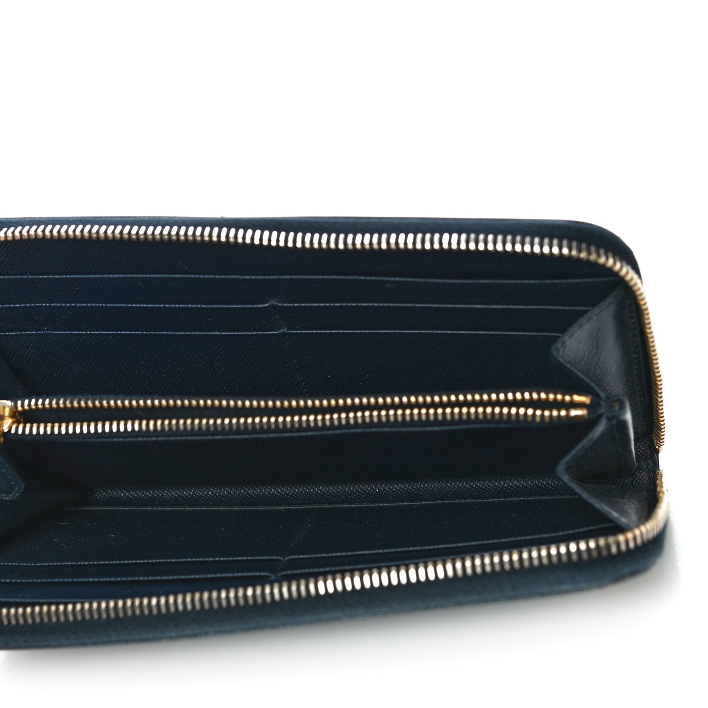 Saffiano Metal Zip Around Wallet Baltico