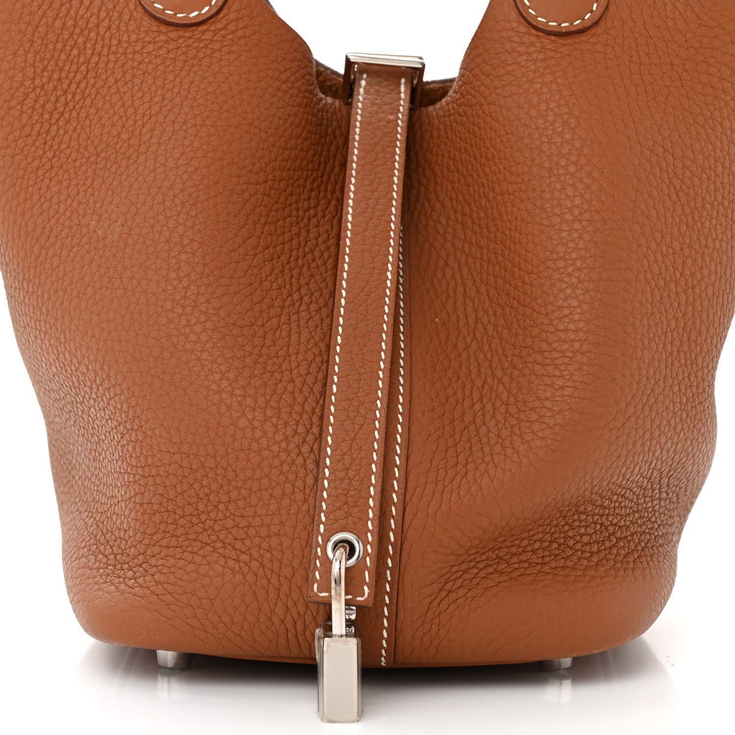Hermes Taurillon Clemence Picotin Lock 18 PM Gold 8 of 11