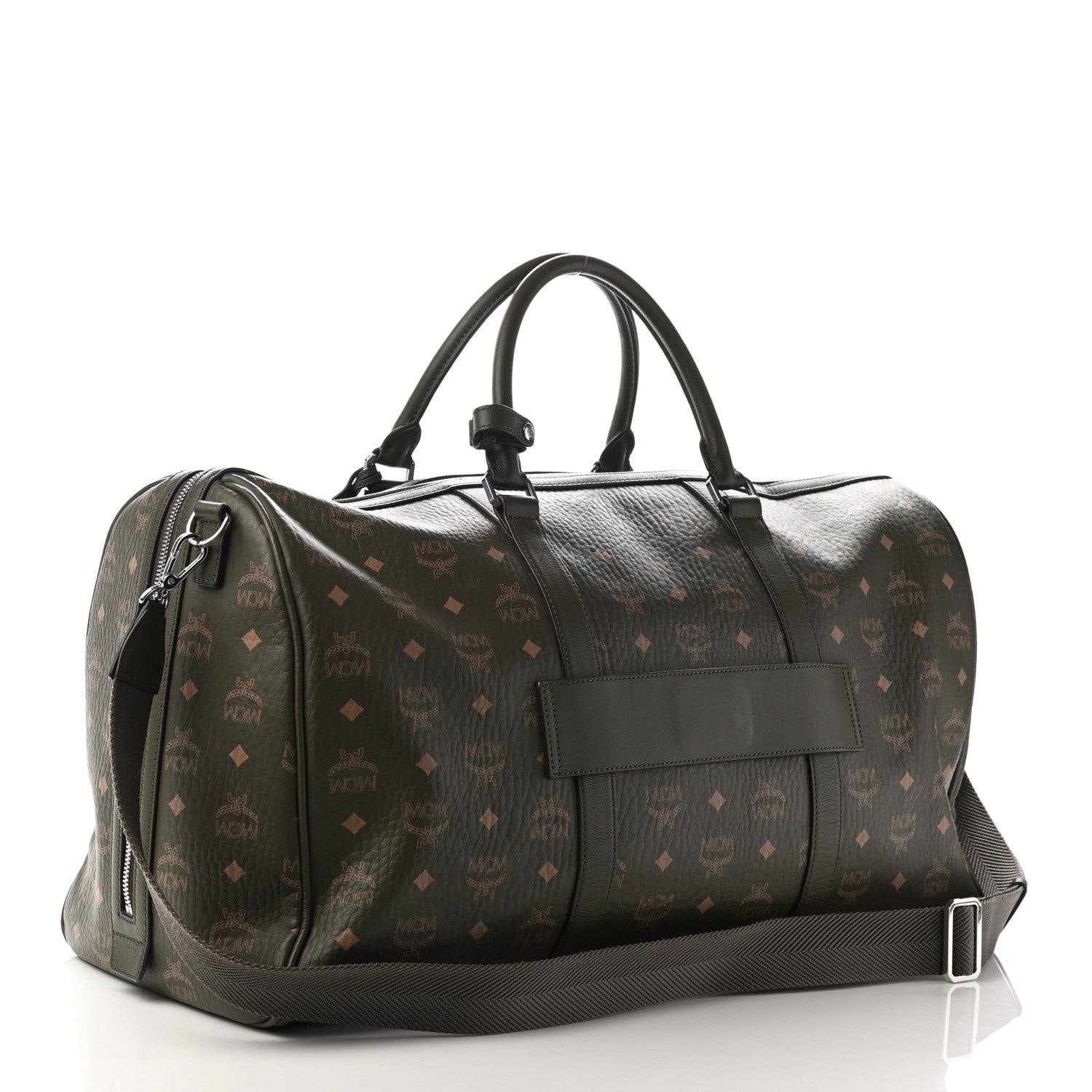 MCM Visetos Large Traveler Weekender Duffle Bag Sea Turtle 2 of 15
