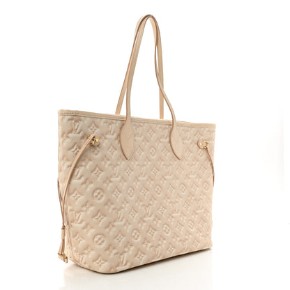 Louis Vuitton Empreinte Monogram Summer Stardust Neverfull MM Beige Clair 2 of 10