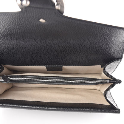 Gucci Pebbled Calfskin Small Dionysus Shoulder Bag Black 5 of 8
