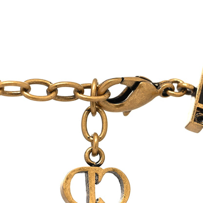 Christian Dior Metal J'Adior Choker Necklace Aged Gold 4 of 5