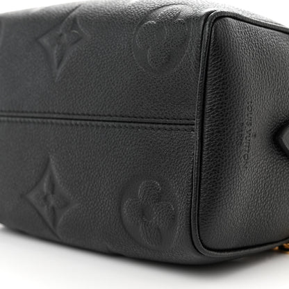 Louis Vuitton LOUIS VUITTON Empreinte Monogram Giant Speedy Bandouliere 20 Black 9 of 9