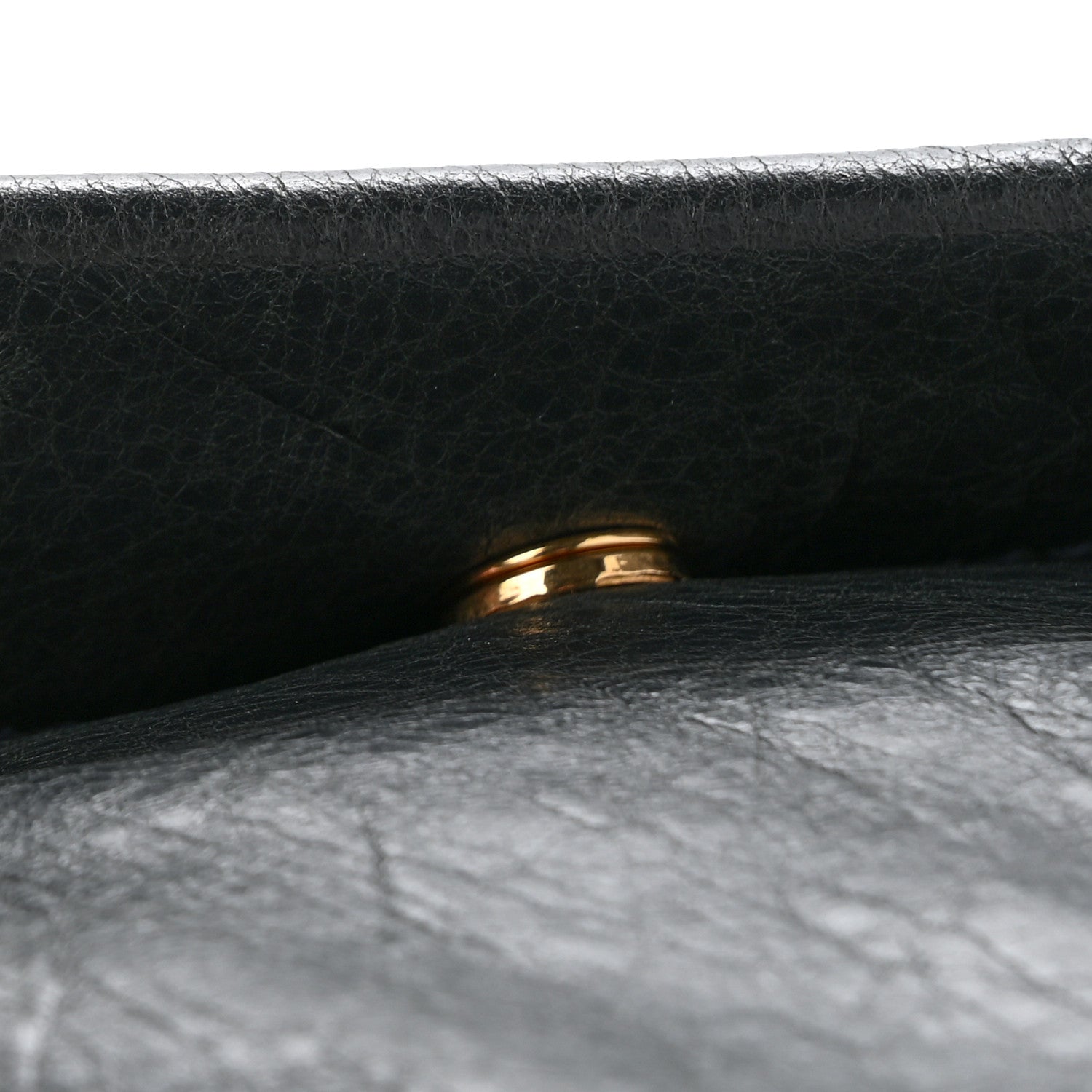 Balenciaga Agneau Giant 12 Rose Gold Hardware Envelope Clutch Anthracite 14 of 14