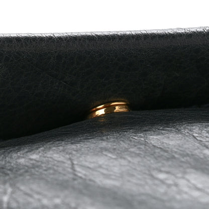 Balenciaga Agneau Giant 12 Rose Gold Hardware Envelope Clutch Anthracite 14 of 14