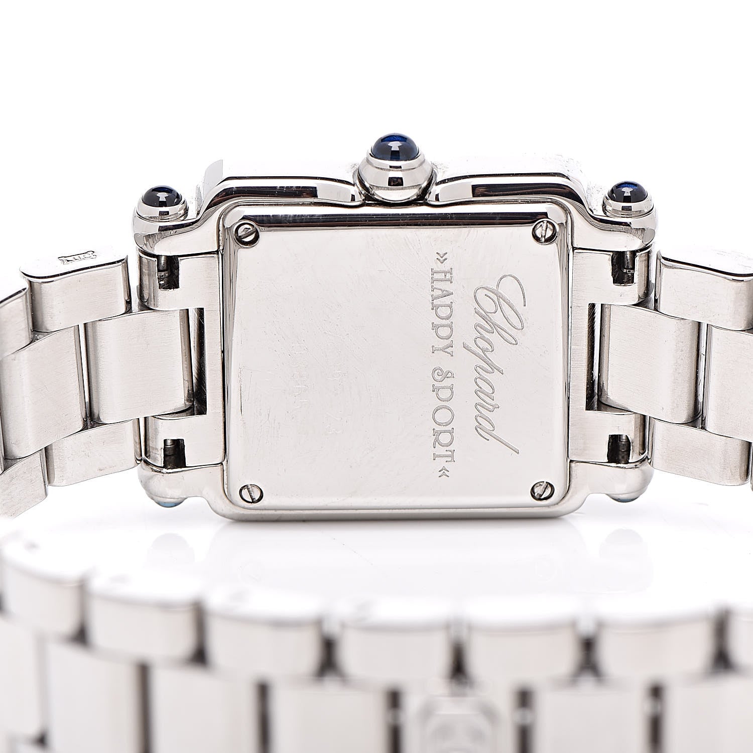 Chopard Stainless Steel 5 Diamond 23mm Happy Sport Quartz Watch Black 5 of 6
