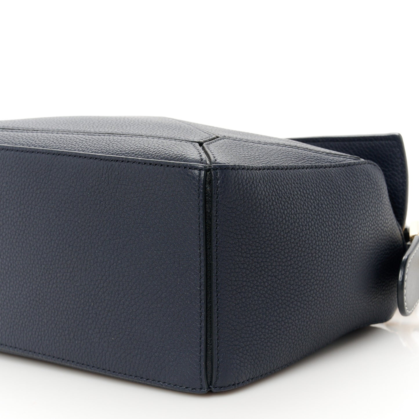 Calfskin Small Puzzle Bag Midnight Blue Black