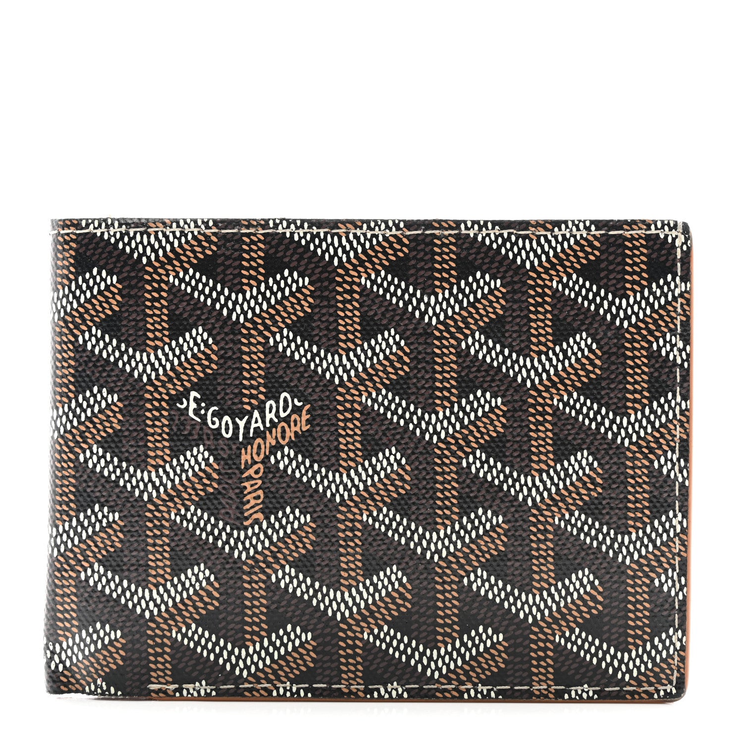 Goyard Goyardine Bi-Fold Victoire PM Black Gold 1 of 9