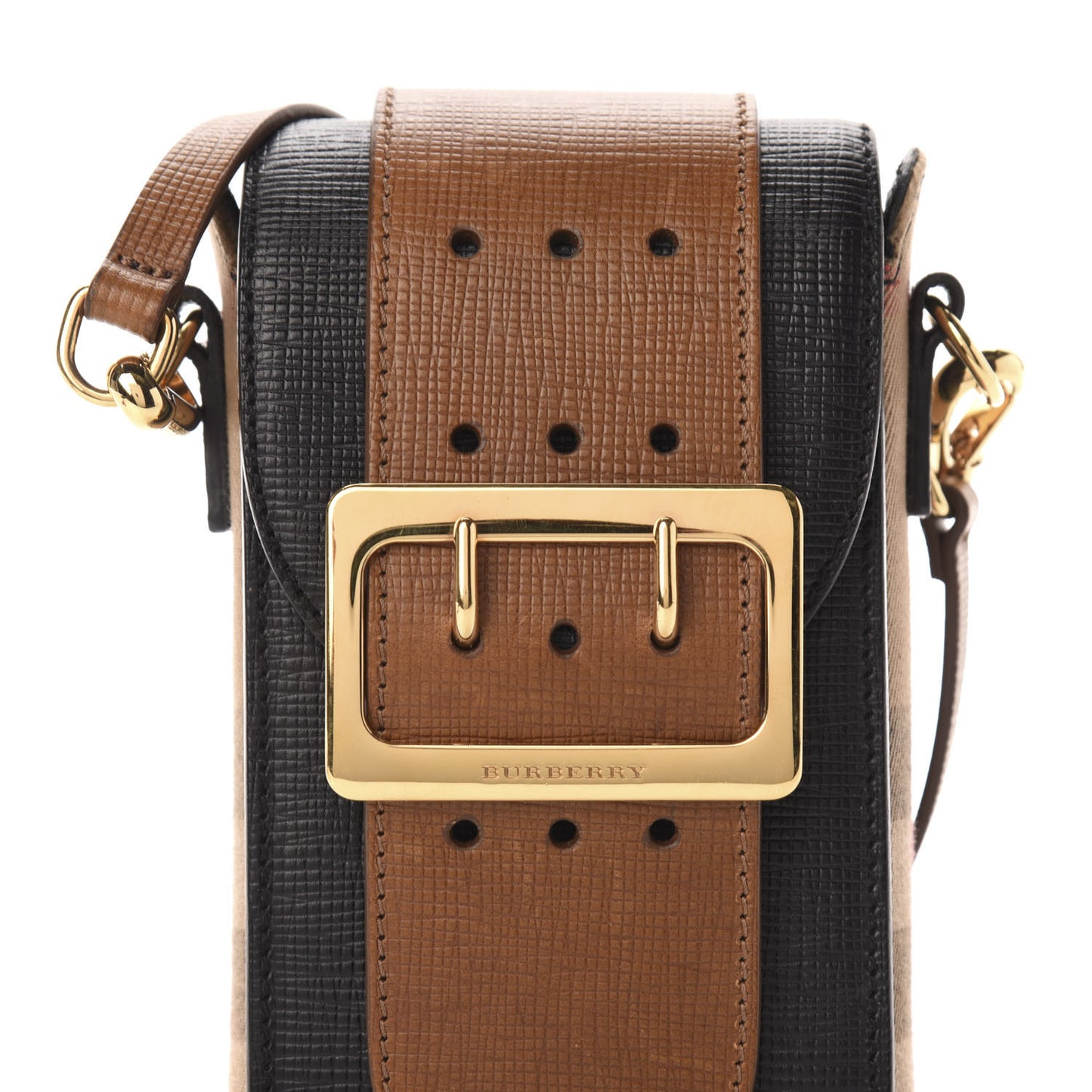 Prorsum Grainy Calfskin Oblong Belt Bag Black