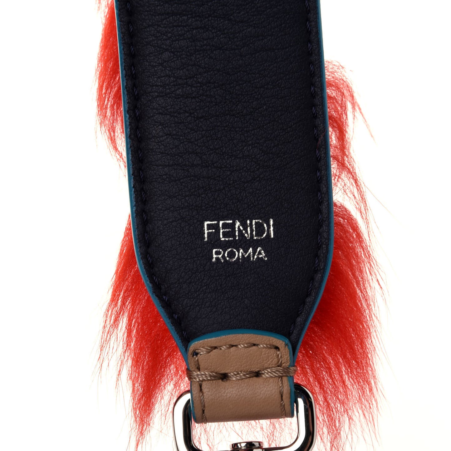 Fox Fur Strap You Red Navy