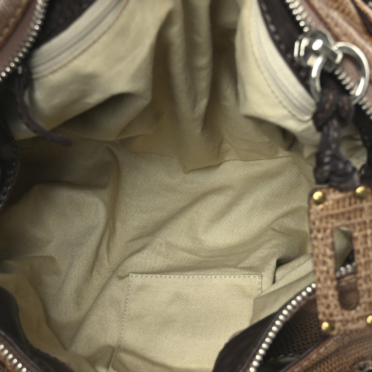 Lizard Medium Paddington Satchel Bronze