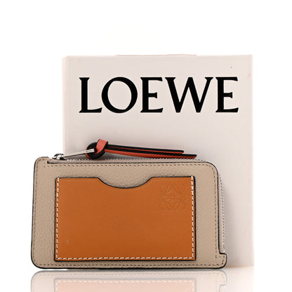 Loewe Soft Grained Calfskin Coin Card Holder Light Oat Honey 9 of 9