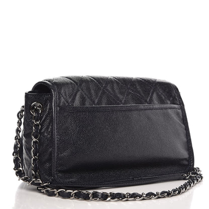Chanel Grained Calfskin Medium Natural Beauty Messenger Navy Blue 3 of 7