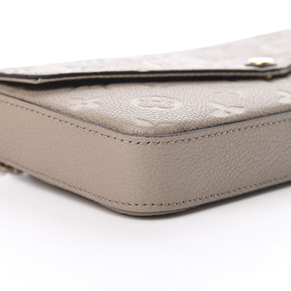 Louis Vuitton Empreinte Pochette Felicie Chain Wallet Tourterelle 11 of 13