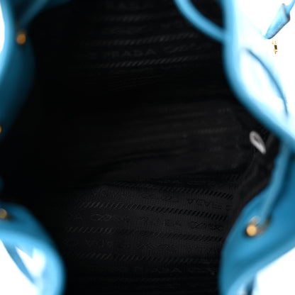 Prada Light Calfskin Saffiano Mini Bucket Crossbody Bag Voyage 5 of 10