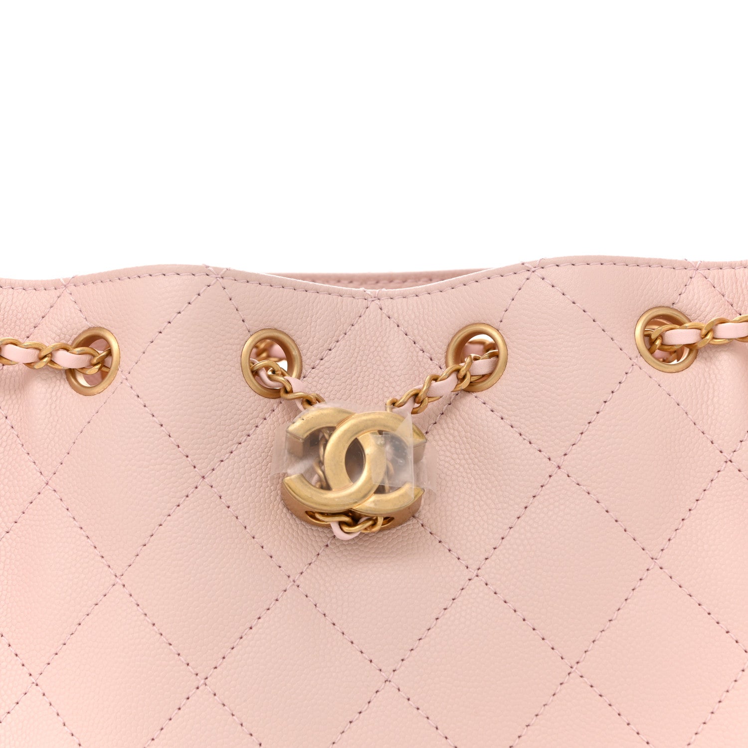 Chanel Caviar Quilted Mini Chanel 25 Handbag Light Pink 8 of 11