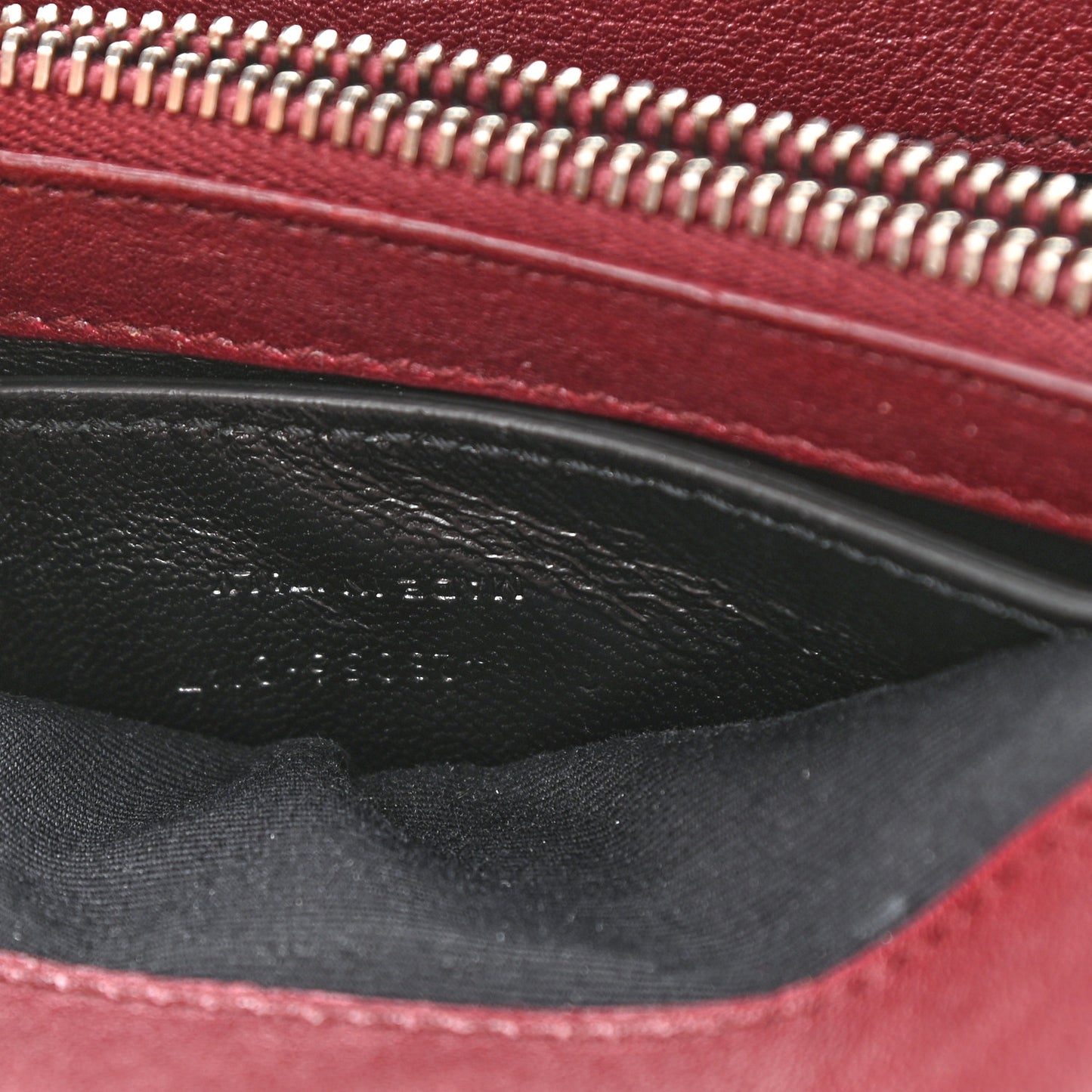 Sheepskin Matelasse Chevron Monogram Medium College Bag Rouge Legion