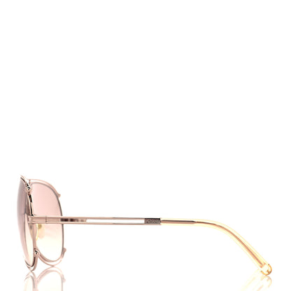 Chloe Metal Aviator Sunglasses CE121S Pink 3 of 6