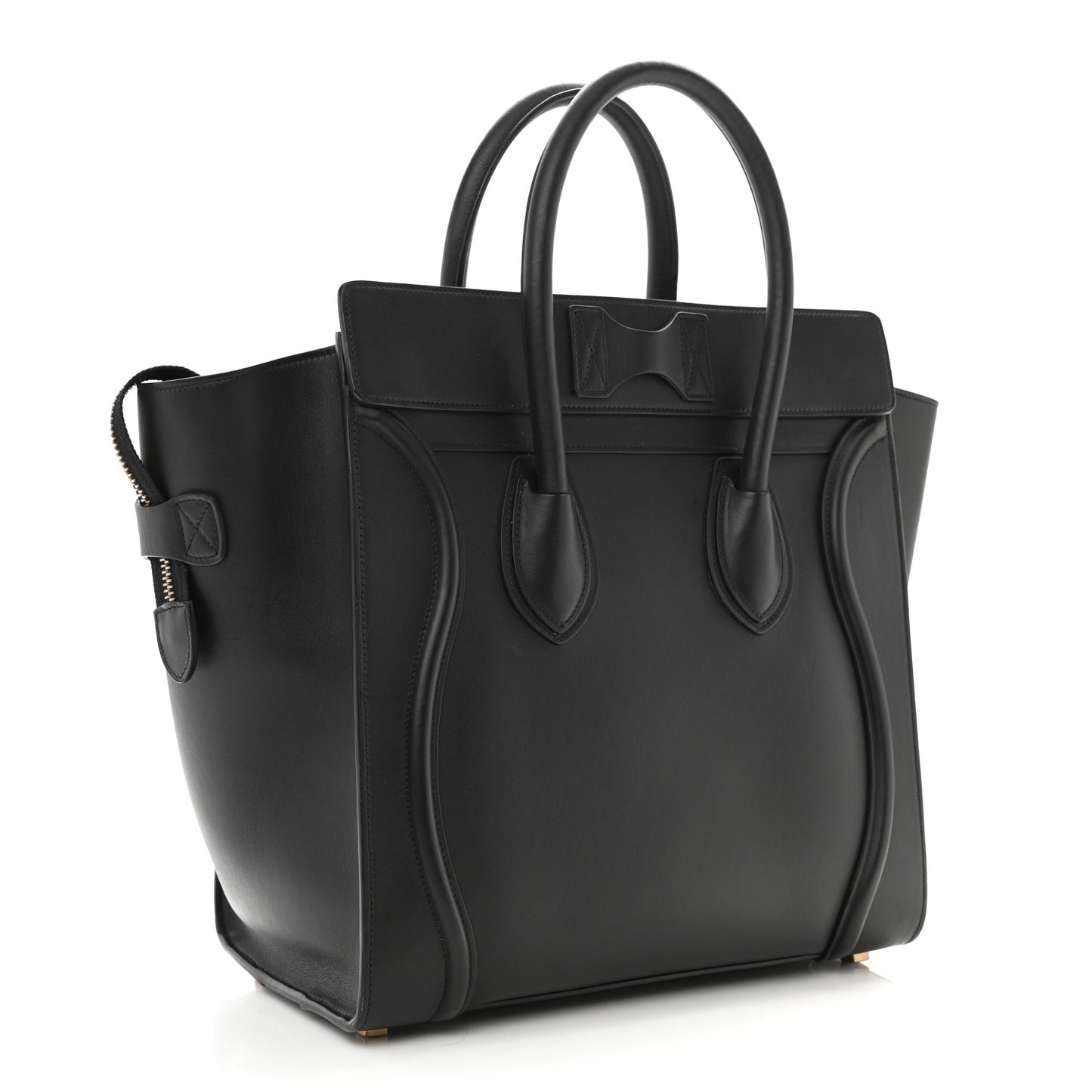 Smooth Calfskin Mini Luggage Black