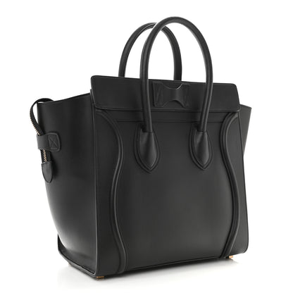 Celine Smooth Calfskin Mini Luggage Black 3 of 17