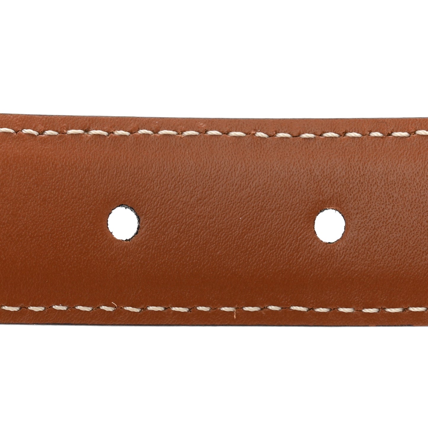 Canvas Calfskin Medium 25mm Triomphe 90 36 Belt Tan