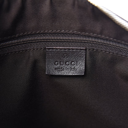 Gucci Monogram Large D Gold Hobo Dark Brown 6 of 10