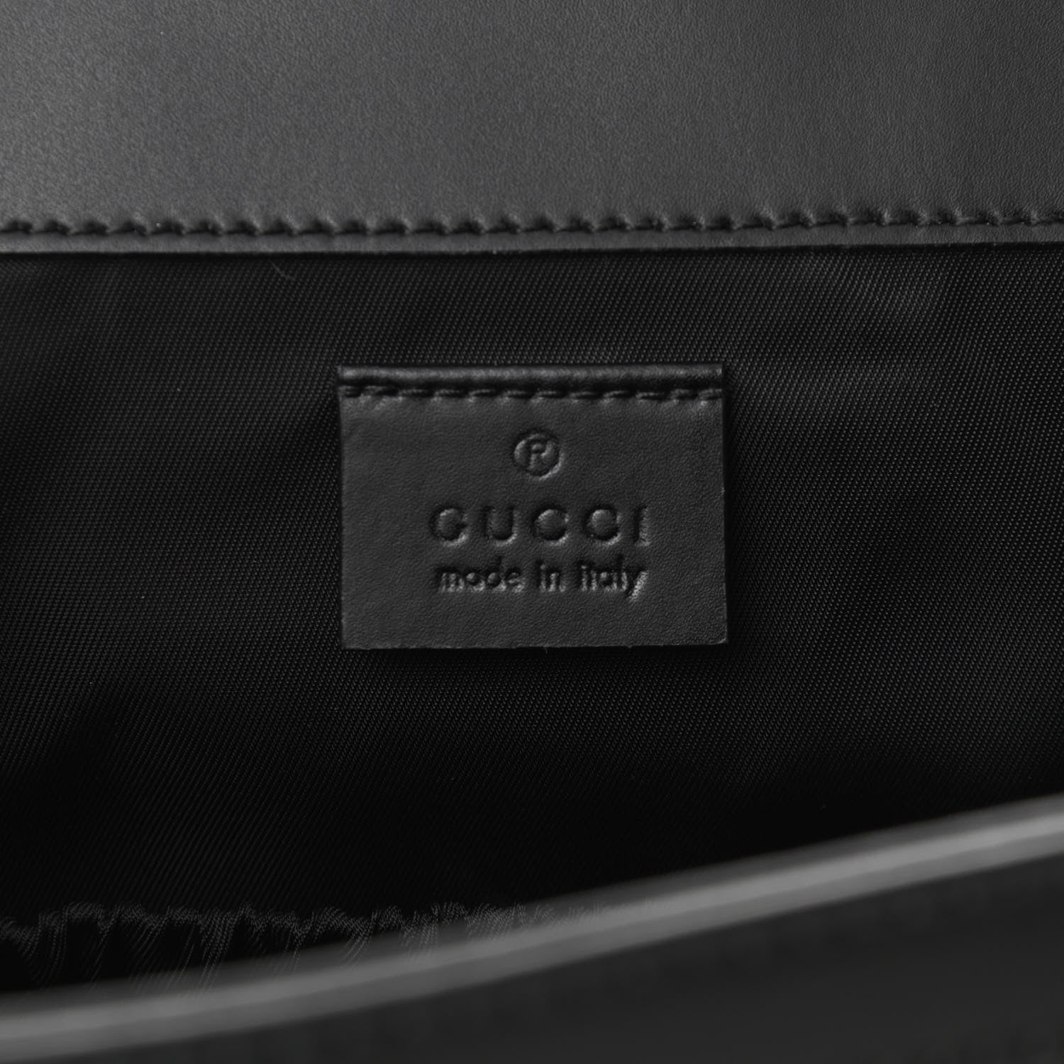 Gucci GG Supreme Monogram Web Messenger Diaper Bag Black Grey 6 of 10