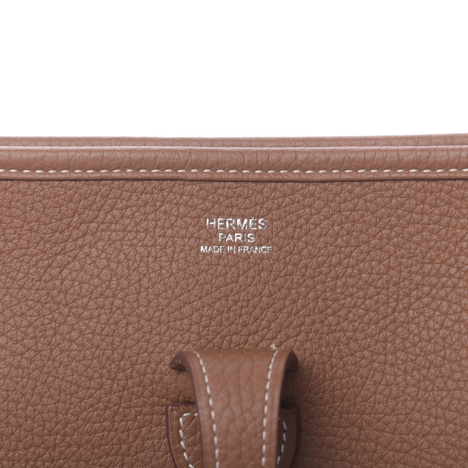 Hermes Taurillon Clemence Evelyne III PM Gold 7 of 12