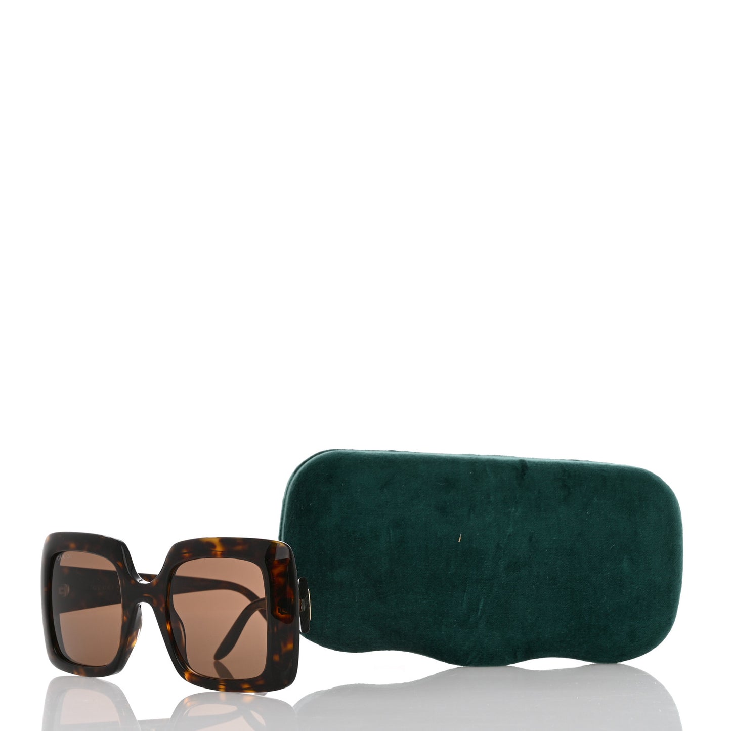 Acetate Square Frame Sunglasses GG0896S Tortoise