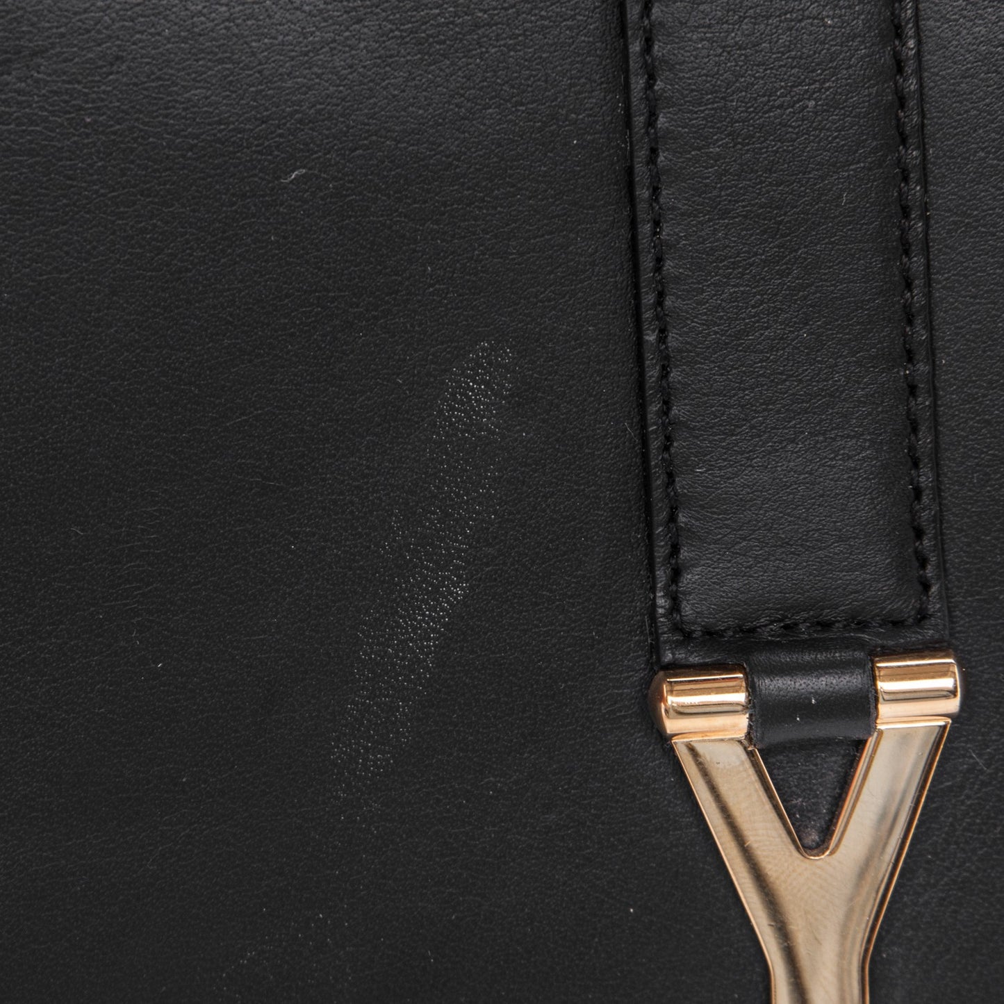 Calfskin Classic Y Ligne Wallet Black