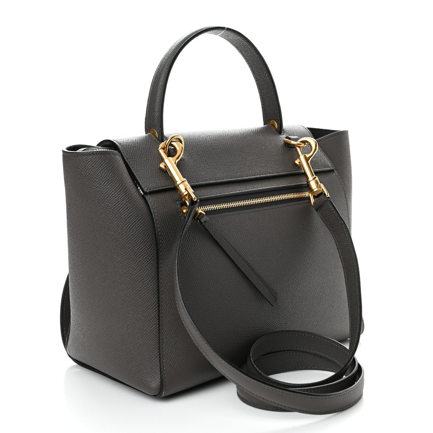 Celine Baby Grained Calfskin Micro Belt Bag Grey 3 of 11