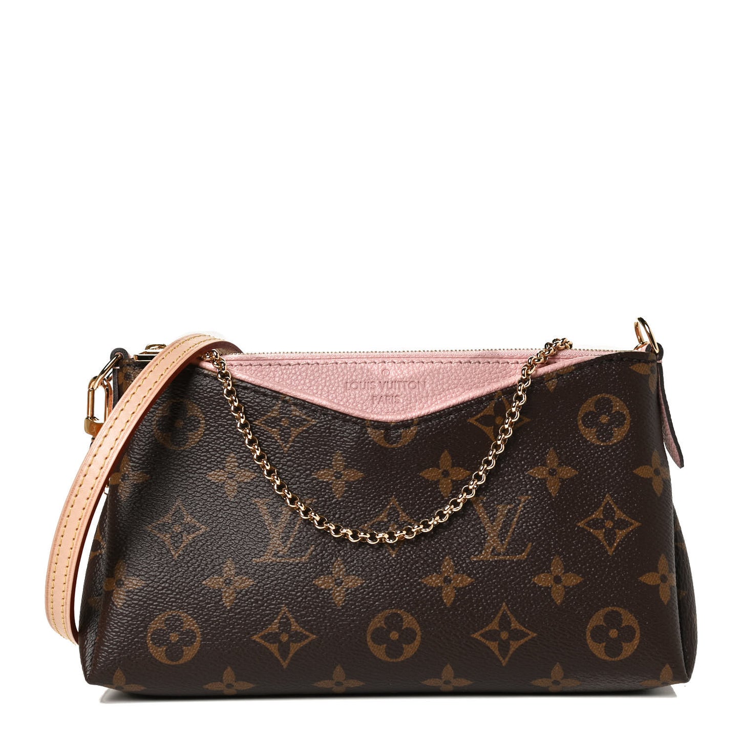 Monogram Pallas Clutch Rose Poudre