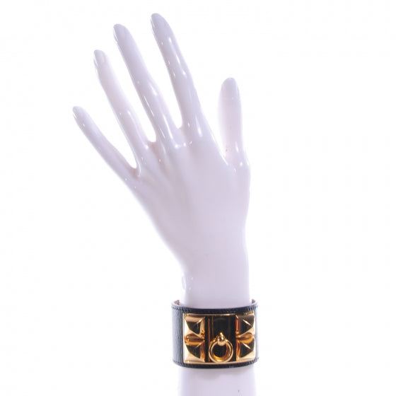 Hermes Box Collier de Chien CDC Bracelet Small Black 2 of 6