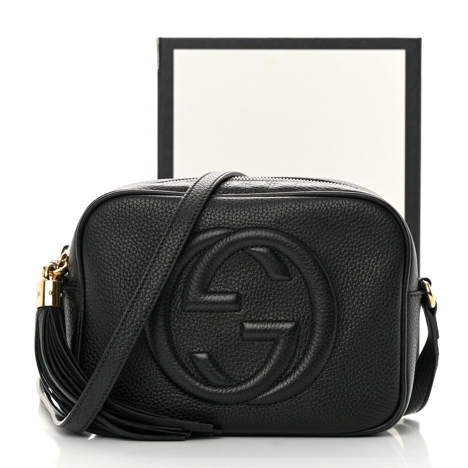 Gucci Pebbled Calfskin Small Soho Disco Bag Black 17 of 17