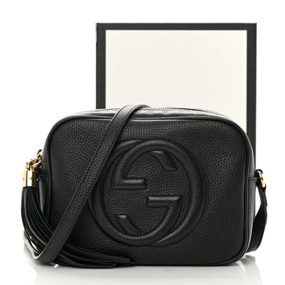Gucci Pebbled Calfskin Small Soho Disco Bag Black 17 of 17