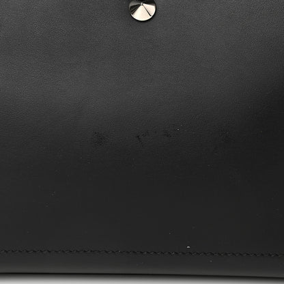 Fendi Vitello Baltico Dolce DotCom Satchel Black Blue Royal 16 of 20