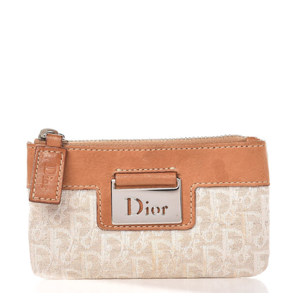 Christian Dior Monogram Calfskin Coin Purse Brown 1 of 6