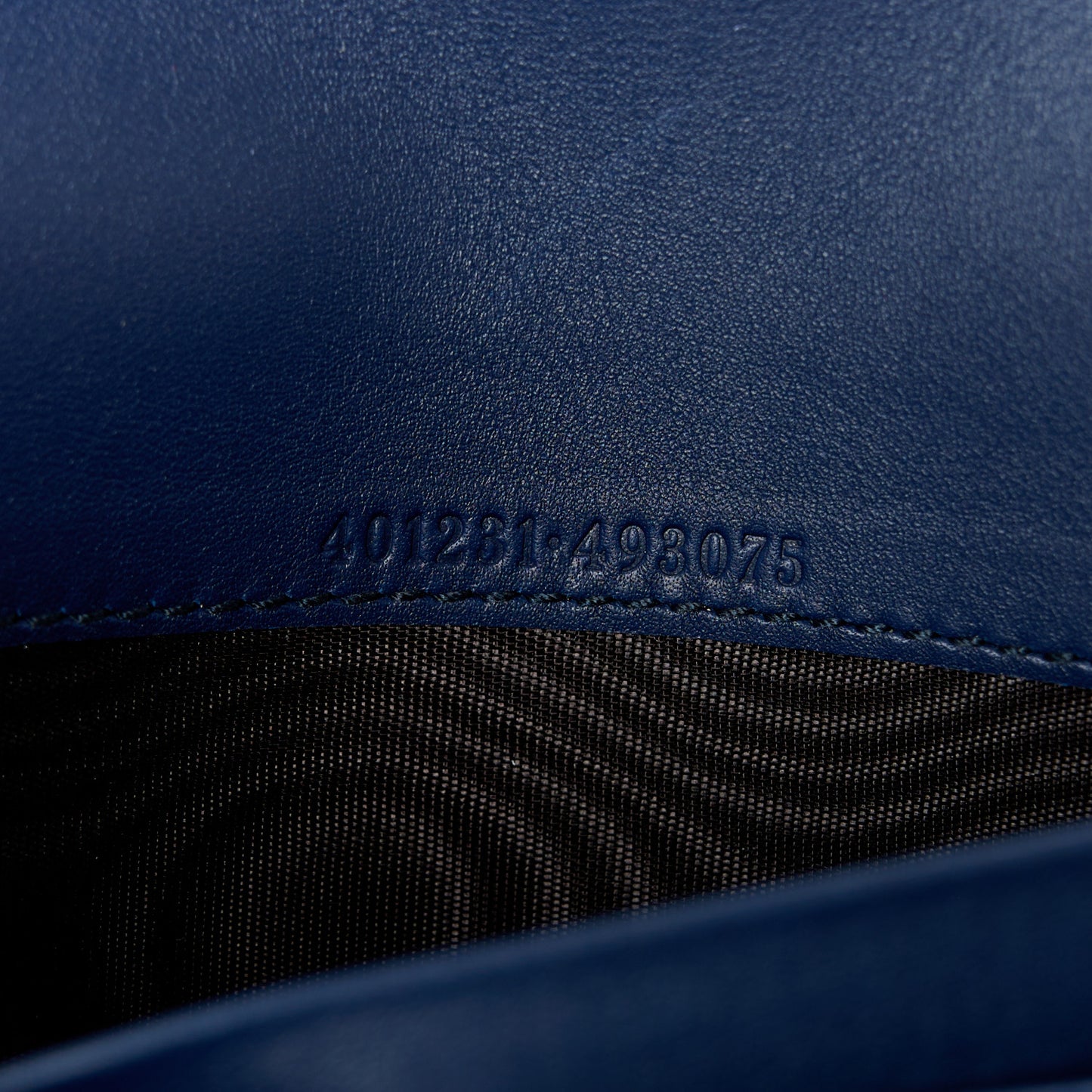 Velvet Crystal GG Monogram Mini Dionysus Chain Wallet Blue Beige Black