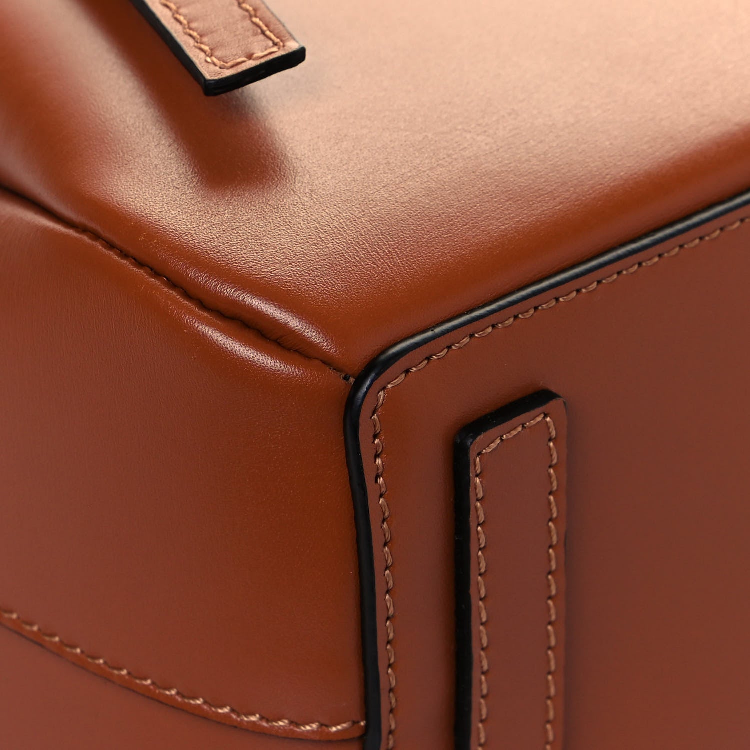 Loewe Boxcalf Mini Lazo Tote Tan 8 of 11