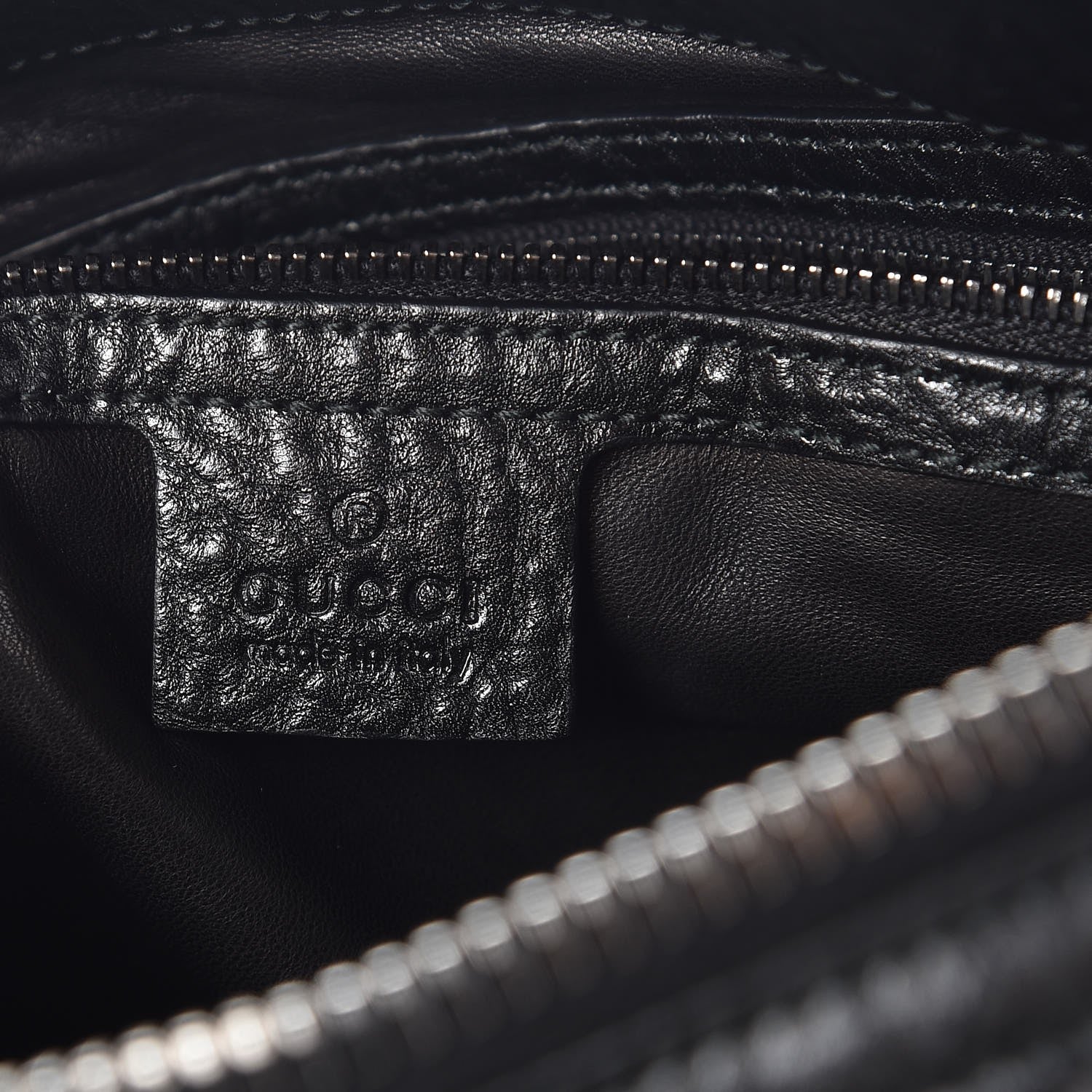 Gucci Python Medium Galaxy Satchel Black 7 of 8