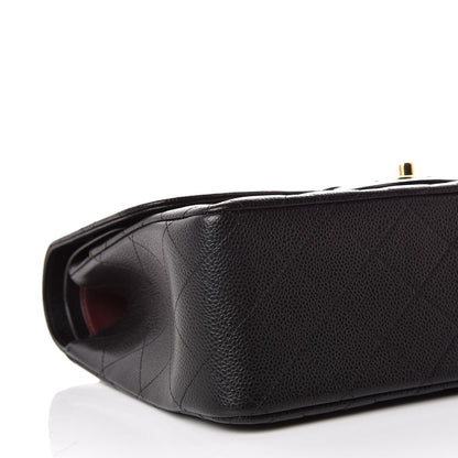 Chanel Caviar Quilted Jumbo Double Flap Black 6 of 11