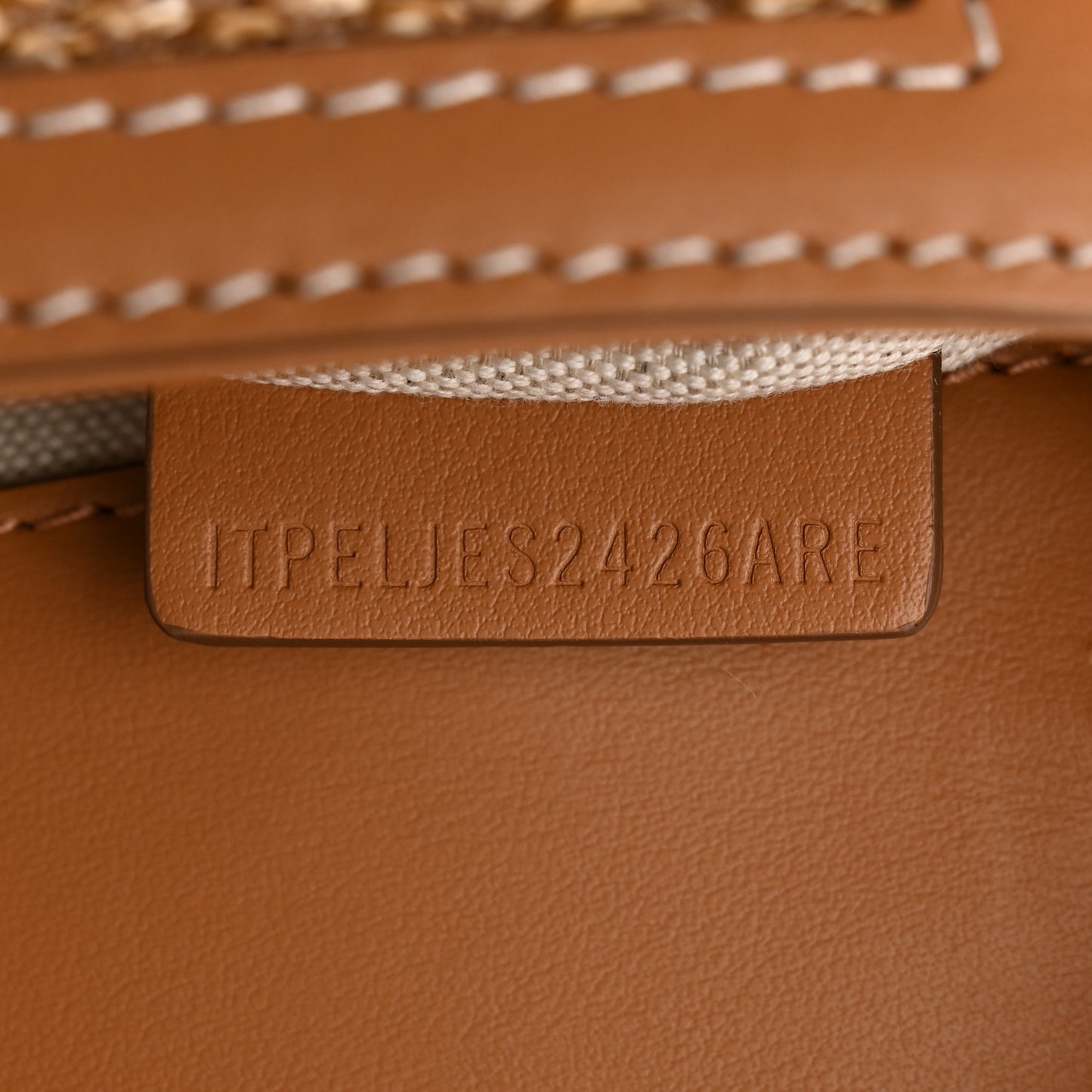 Raffia Calfskin TB Note Crossbody Bag Natural